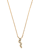 Load image into Gallery viewer, 18k gold & diamond small cascade pendant