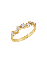 Load image into Gallery viewer, 18k gold & diamond stargazer ring - 0.46ct