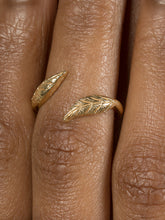 Load image into Gallery viewer, The open leaf ring gp