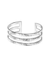 Load image into Gallery viewer, 25mm triple bar nomad cuff
