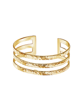 Load image into Gallery viewer, 25mm triple bar nomad cuff
