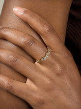 Load image into Gallery viewer, 18k gold &amp; diamond fine cascade ring
