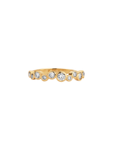 Load image into Gallery viewer, 18k gold &amp; diamond cascade ring - 0.75ct
