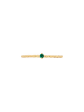 Load image into Gallery viewer, Baby emerald homespun ring
