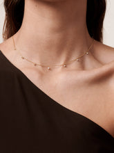 Load image into Gallery viewer, Diamond seven stone celestial necklace

