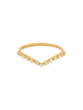Load image into Gallery viewer, White diamond diadem ring
