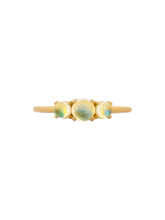 Load image into Gallery viewer, Rainbow moonstone nimbus ring
